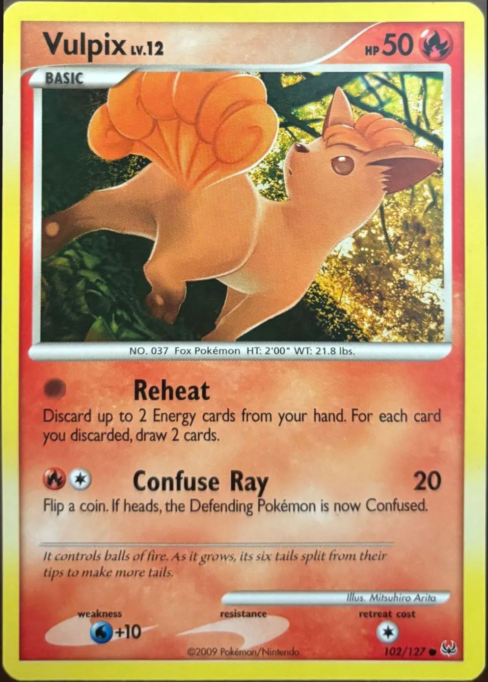 Vulpix 102/127, Platinum