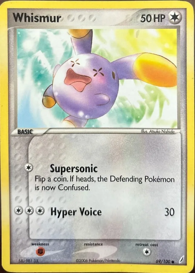 Whismur 69/100, EX Crystal Guardians