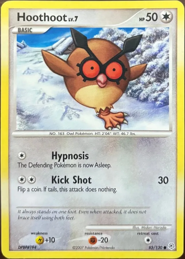 Hoothoot 85/130, Diamond & Pearl