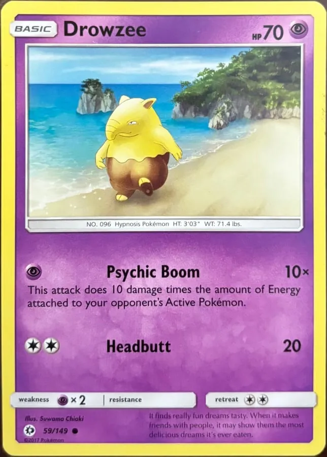 Drowzee 59/149, Sun & Moon
