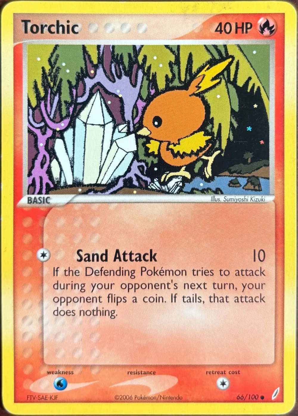 Torchic 66/100, EX Crystal Guardians