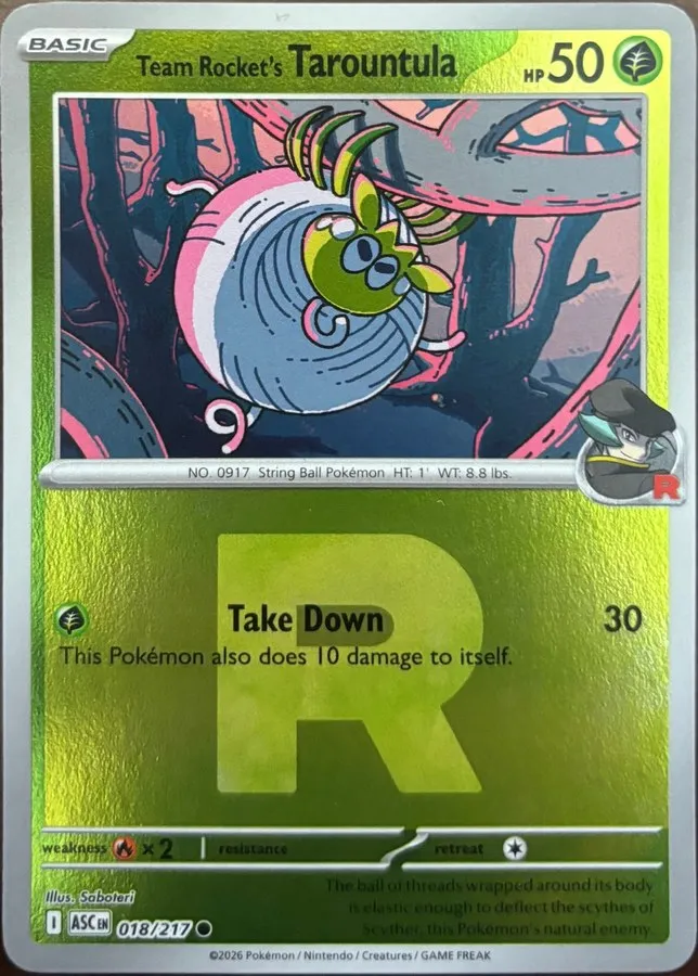 Team Rocket's Tarountula 018/217, Mega Evolution: Ascended Heroes