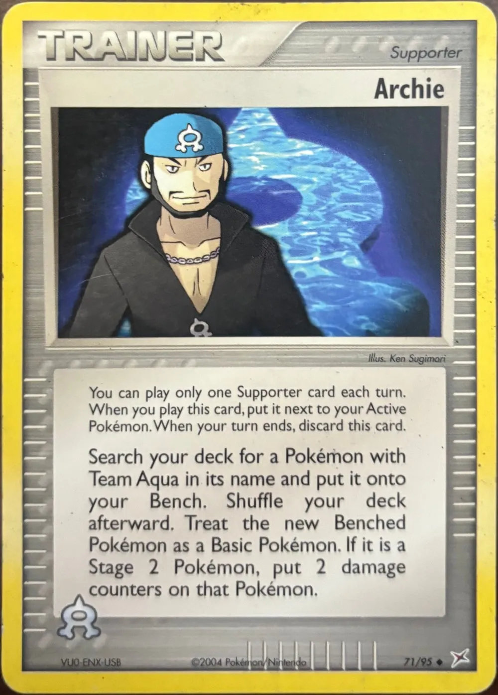 Archie 71/95, EX Team Magma vs Team Aqua