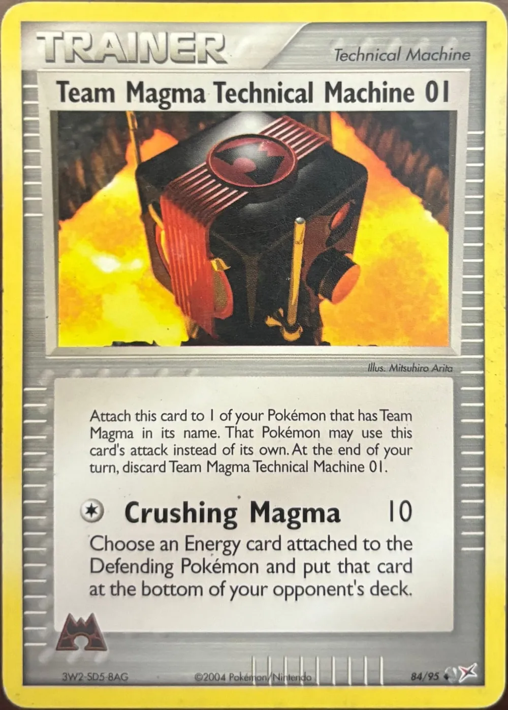 Team Magma Technical Machine 01 84/95, EX Team Magma vs Team Aqua