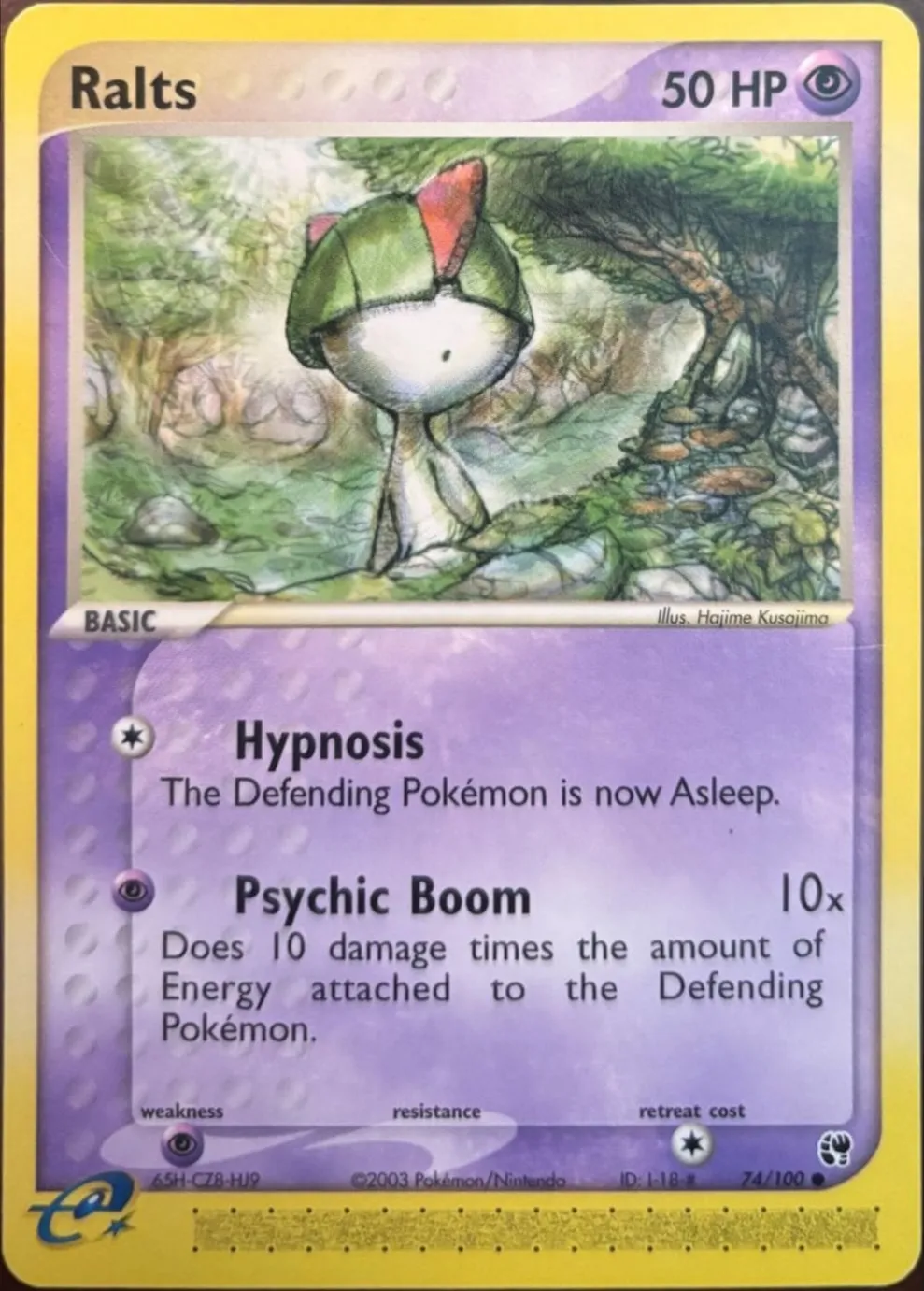 Ralts 74/100, EX Sandstorm