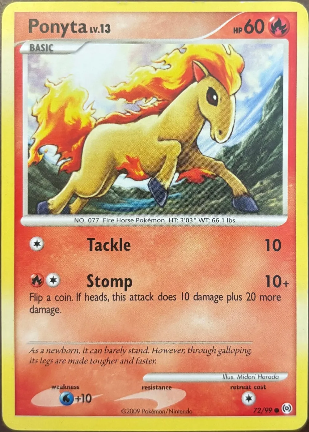 Ponyta 72/99, Platinum: Arceus
