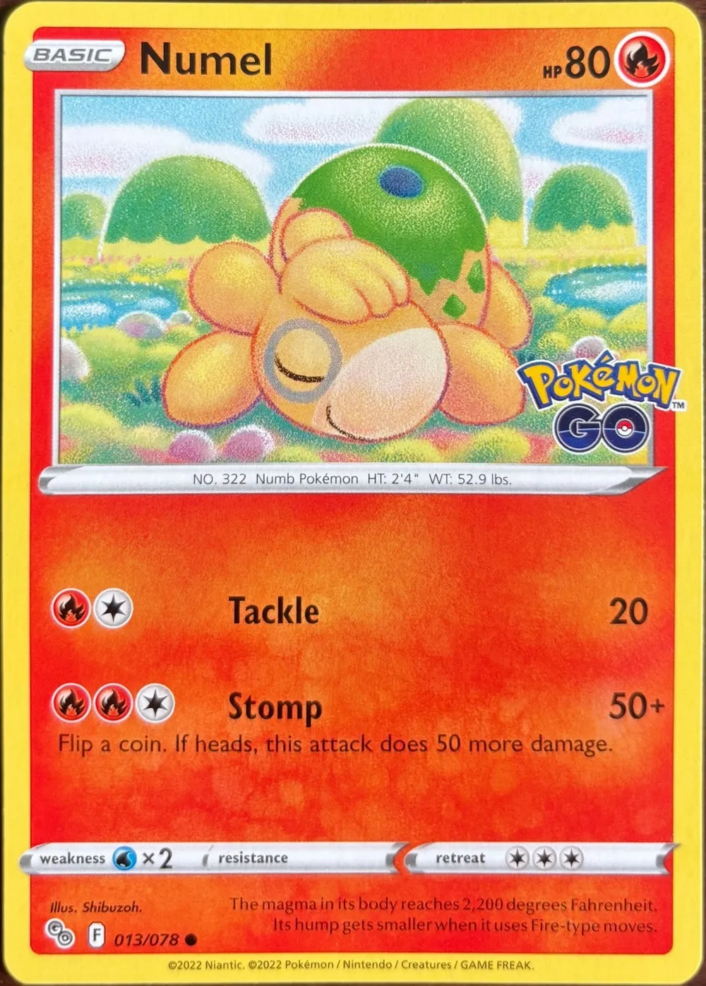 Numel 013/078, SWSH: Pokémon GO