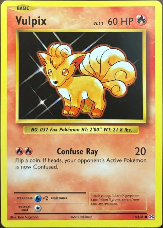 Vulpix 14/108, XY: Evolutions
