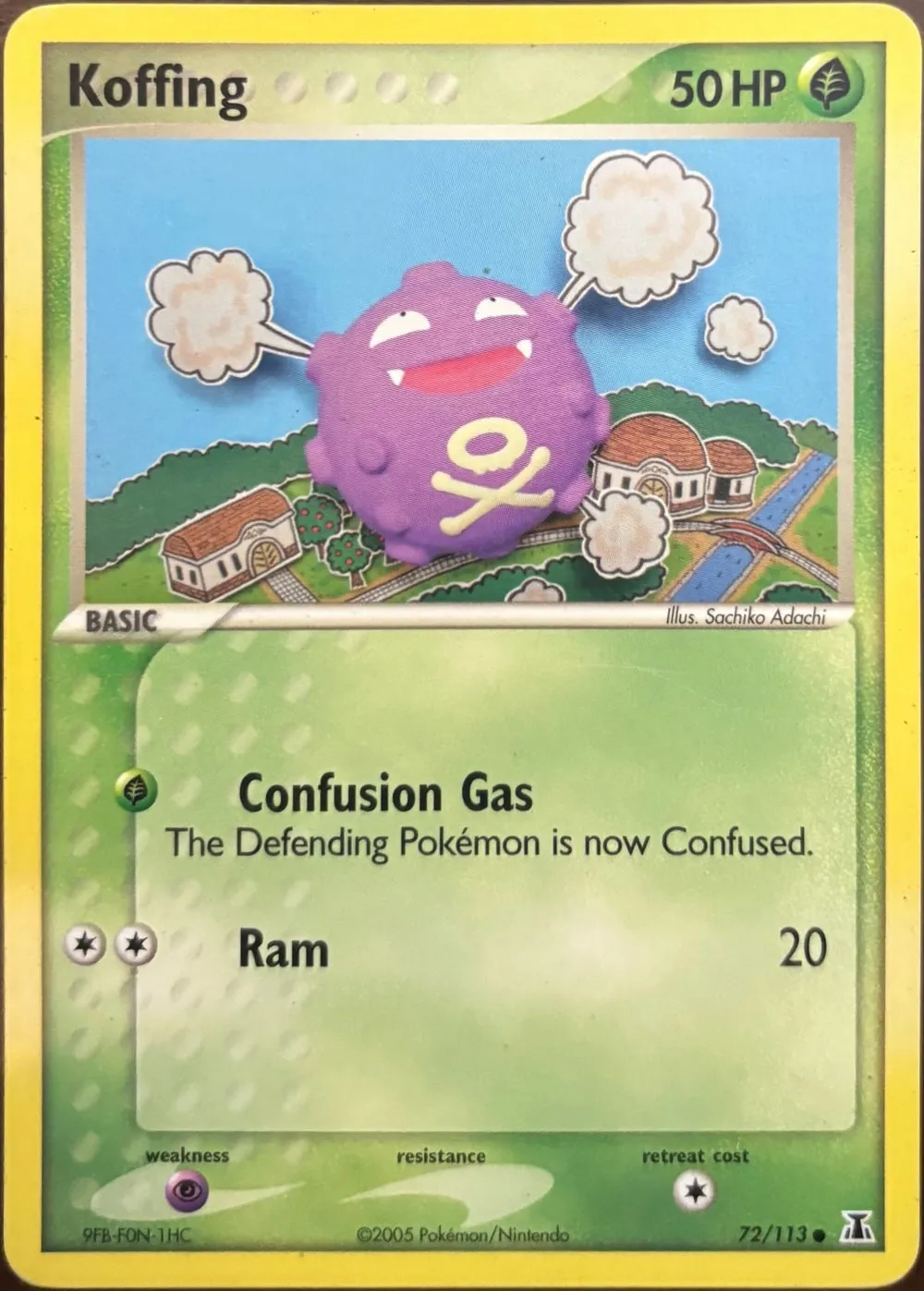 Koffing 72/113, EX Delta Species