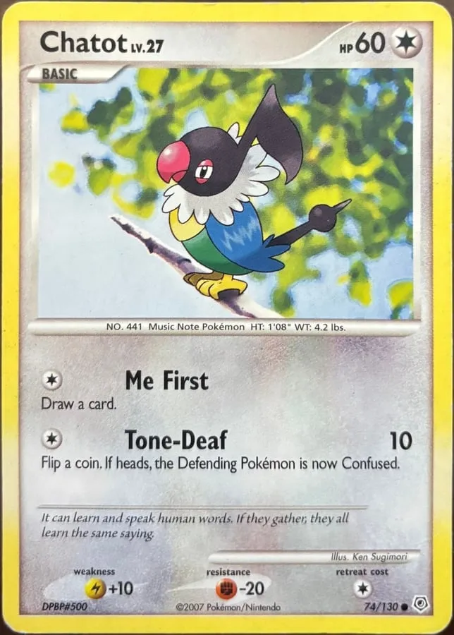 Chatot 74/130, Diamond & Pearl