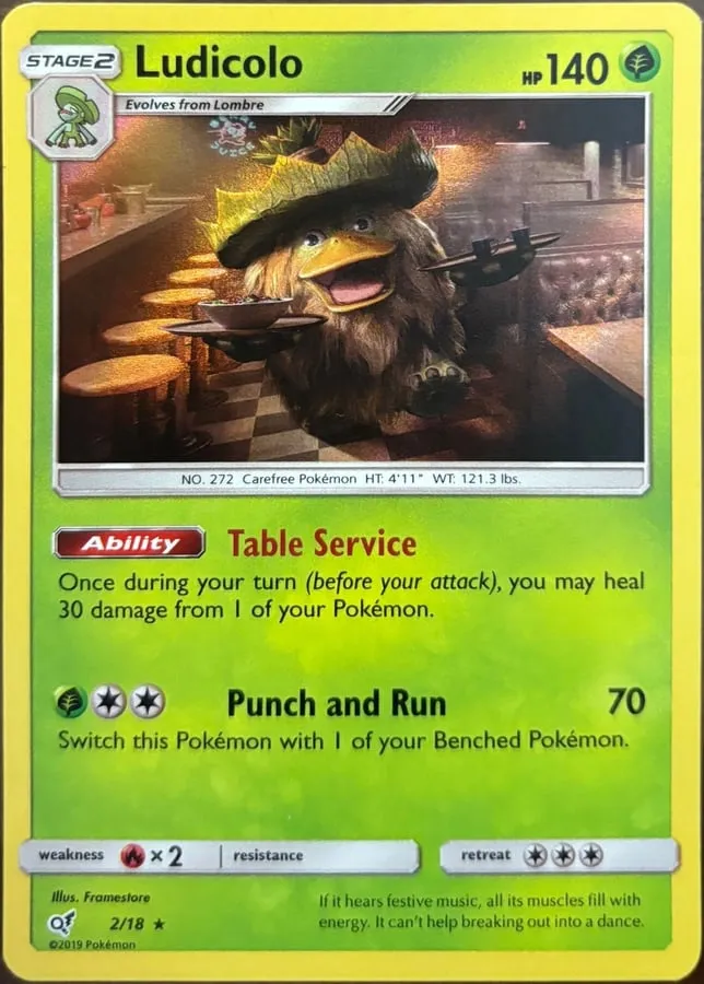 Ludicolo 2/18, SM: Detective Pikachu