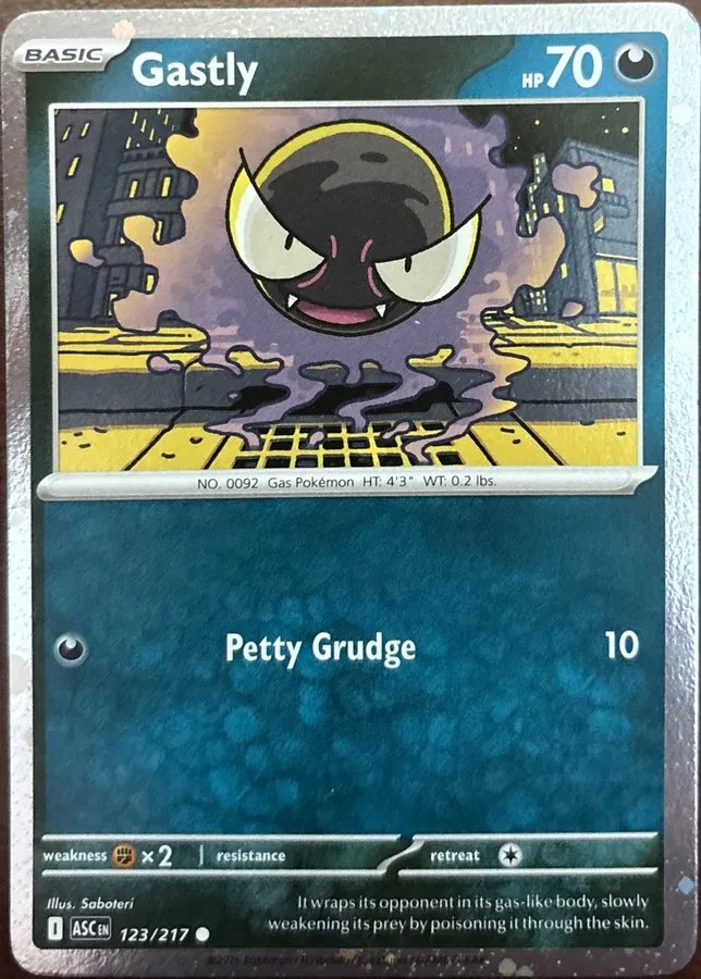 Gastly 123/217, Mega Evolution: Ascended Heroes