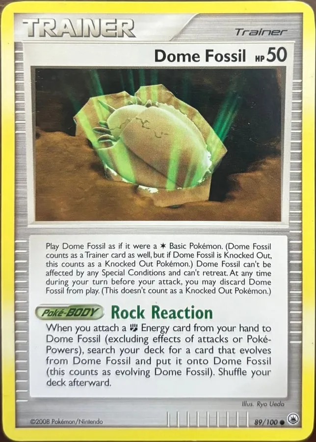 Dome Fossil 89/100, DP: Majestic Dawn