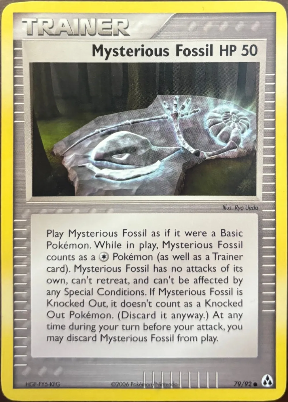 Mysterious Fossil 79/92, EX Legend Maker