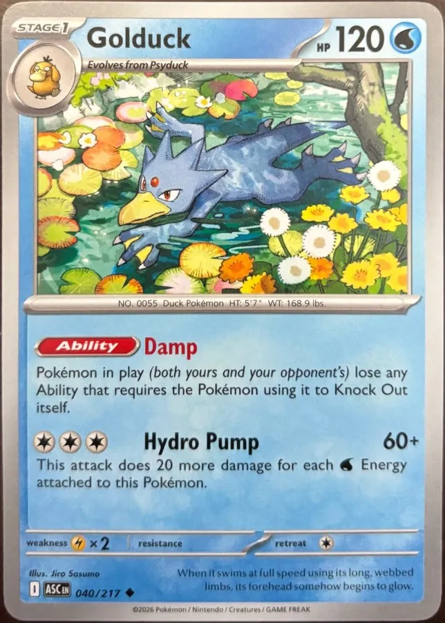 Golduck 040/217, Mega Evolution: Ascended Heroes