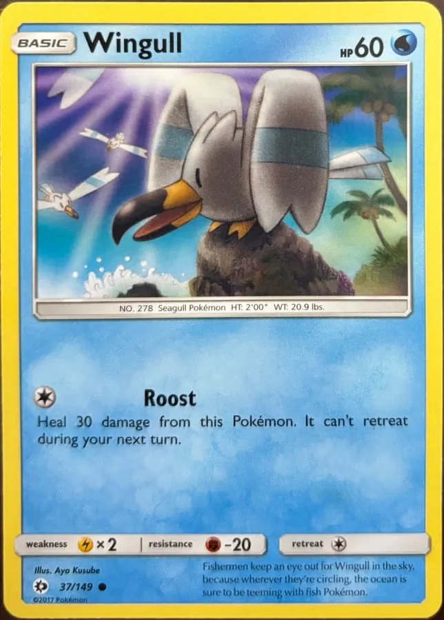Wingull 37/149, Sun & Moon