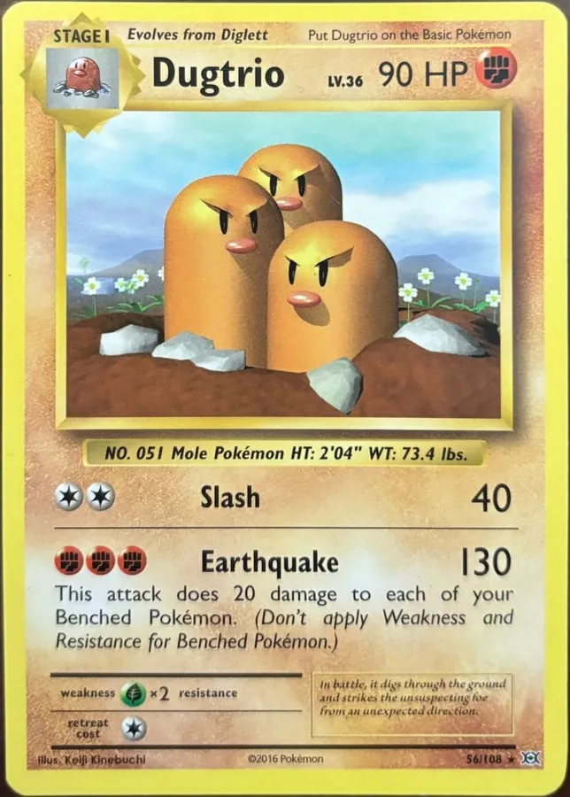 Dugtrio 56/108, XY: Evolutions