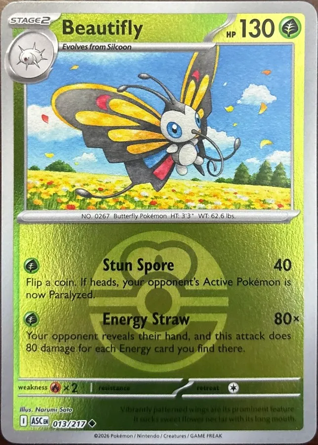 Beautifly 013/217, Mega Evolution: Ascended Heroes