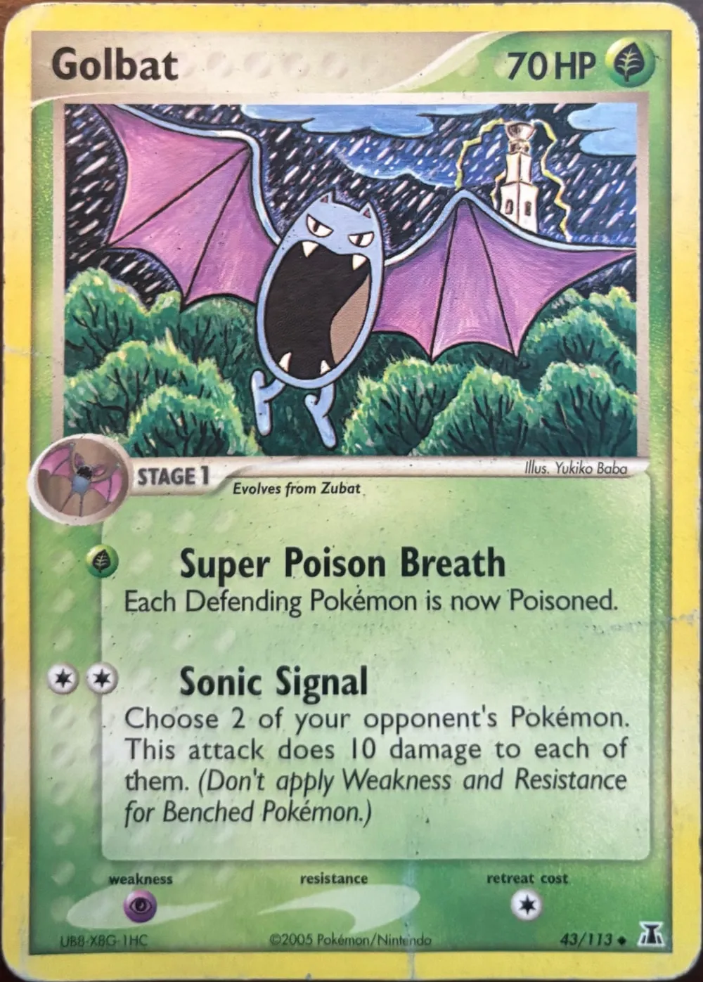 Golbat 43/113, EX Delta Species