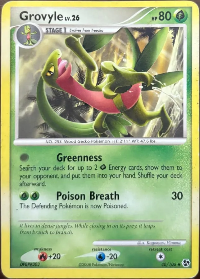 Grovyle 40/106, DP: Great Encounters
