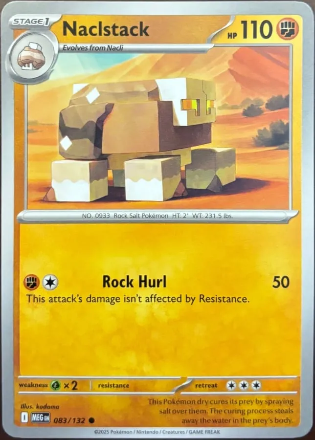 Naclstack 083/132, Mega Evolution