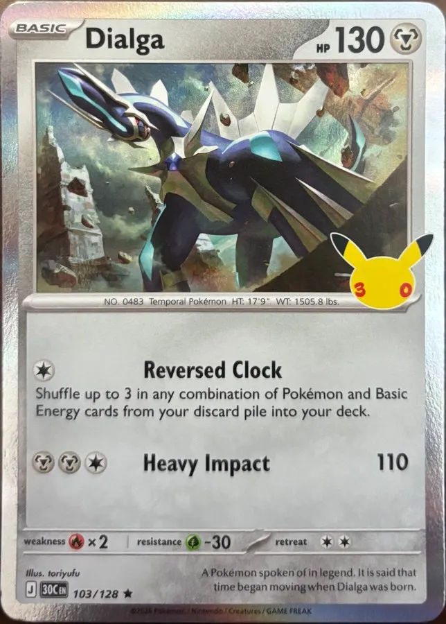 Dialga 103/128, 30th Celebration