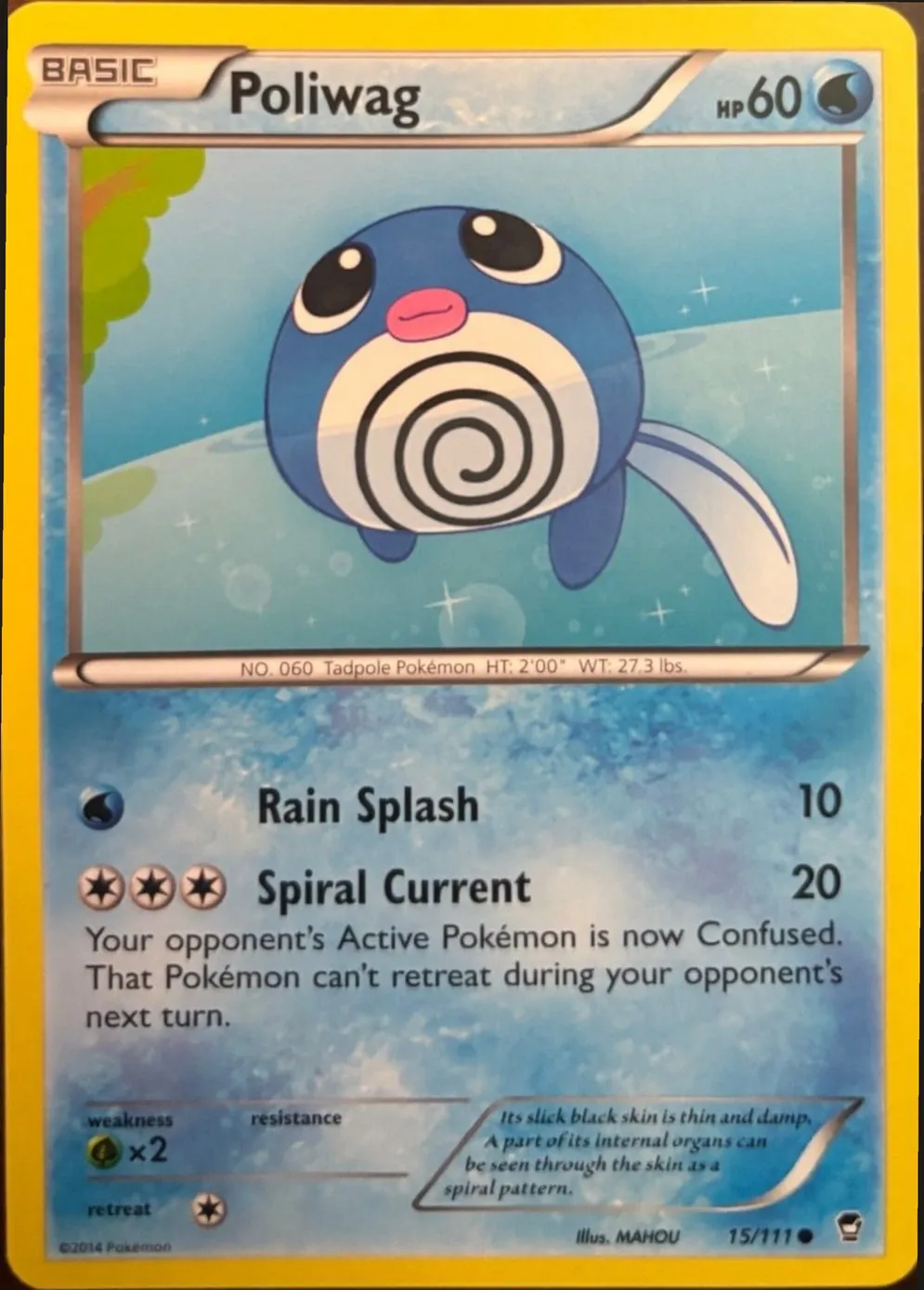 Poliwag 15/111, XY: Furious Fists