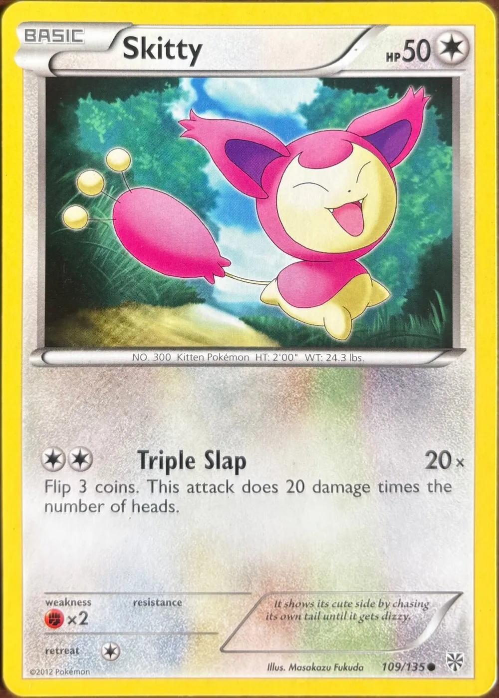 Skitty 109/135, BW: Plasma Storm