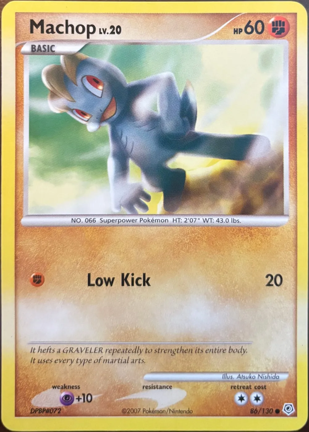 Machop 86/130, Diamond & Pearl