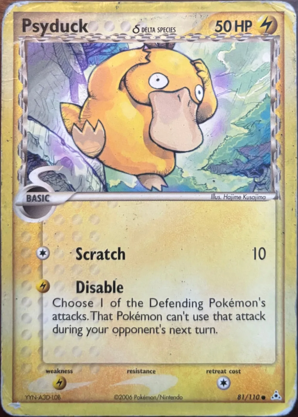 Psyduck δ 81/110, EX Holon Phantoms