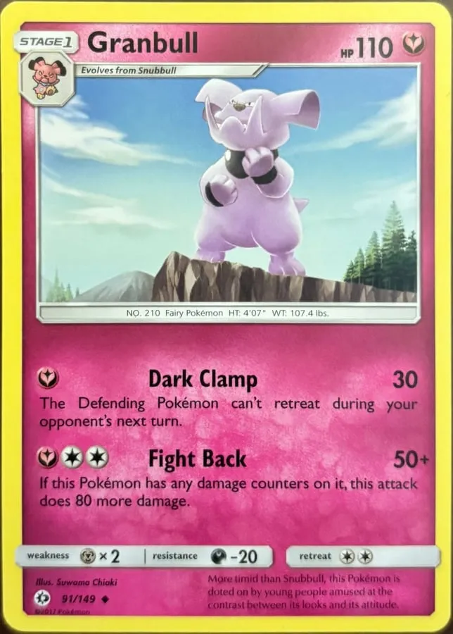 Granbull 91/149, Sun & Moon