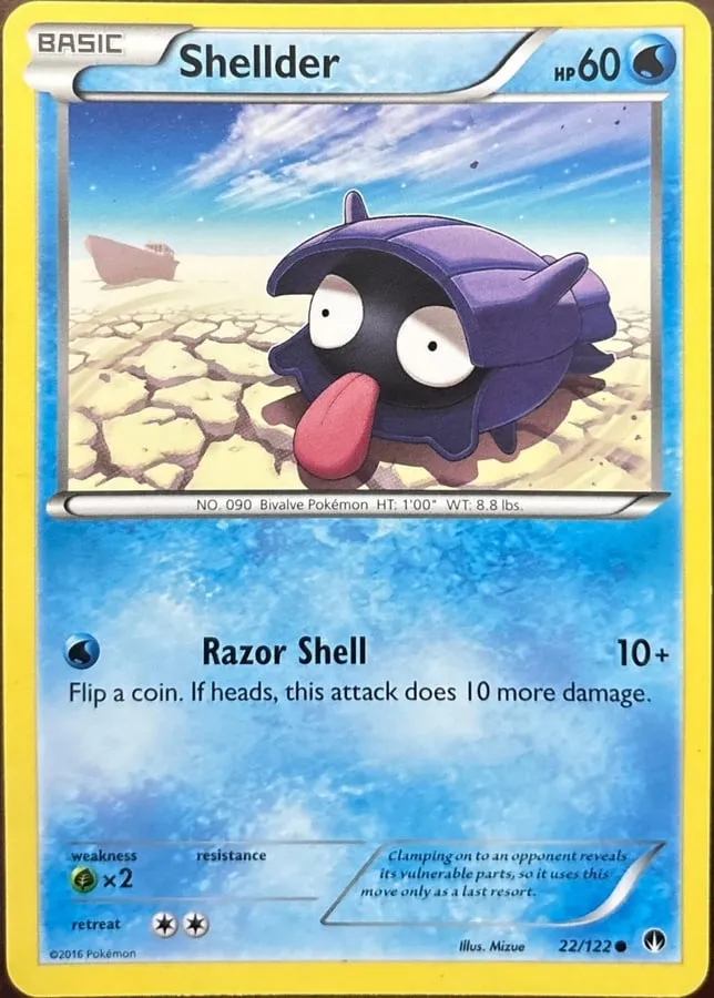 Shellder 22/122, XY: BREAKpoint