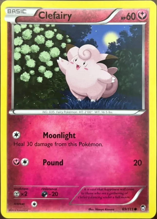 Clefairy 69/111, XY: Furious Fists