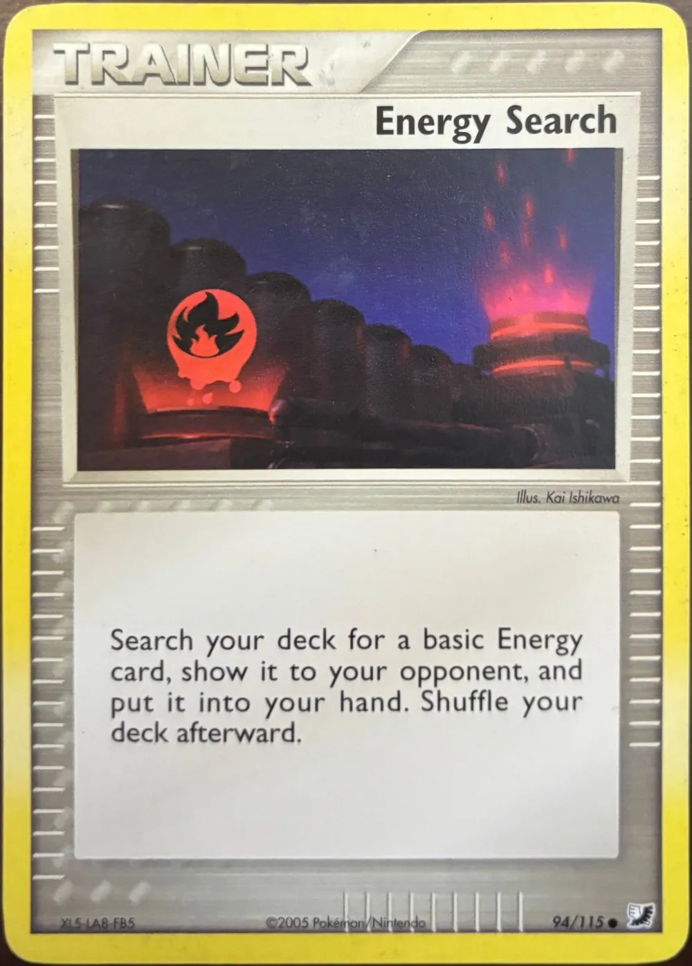 Energy Search 94/115, EX Unseen Forces