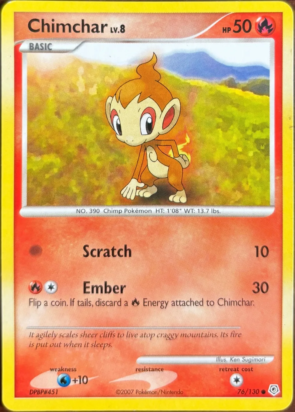 Chimchar 76/130, Diamond & Pearl