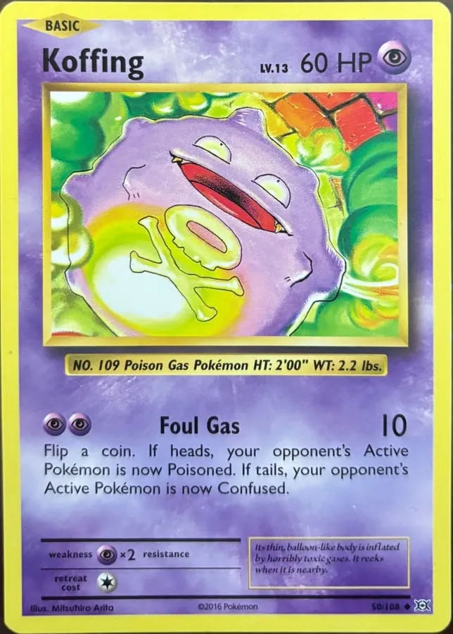 Koffing 50/108, XY: Evolutions