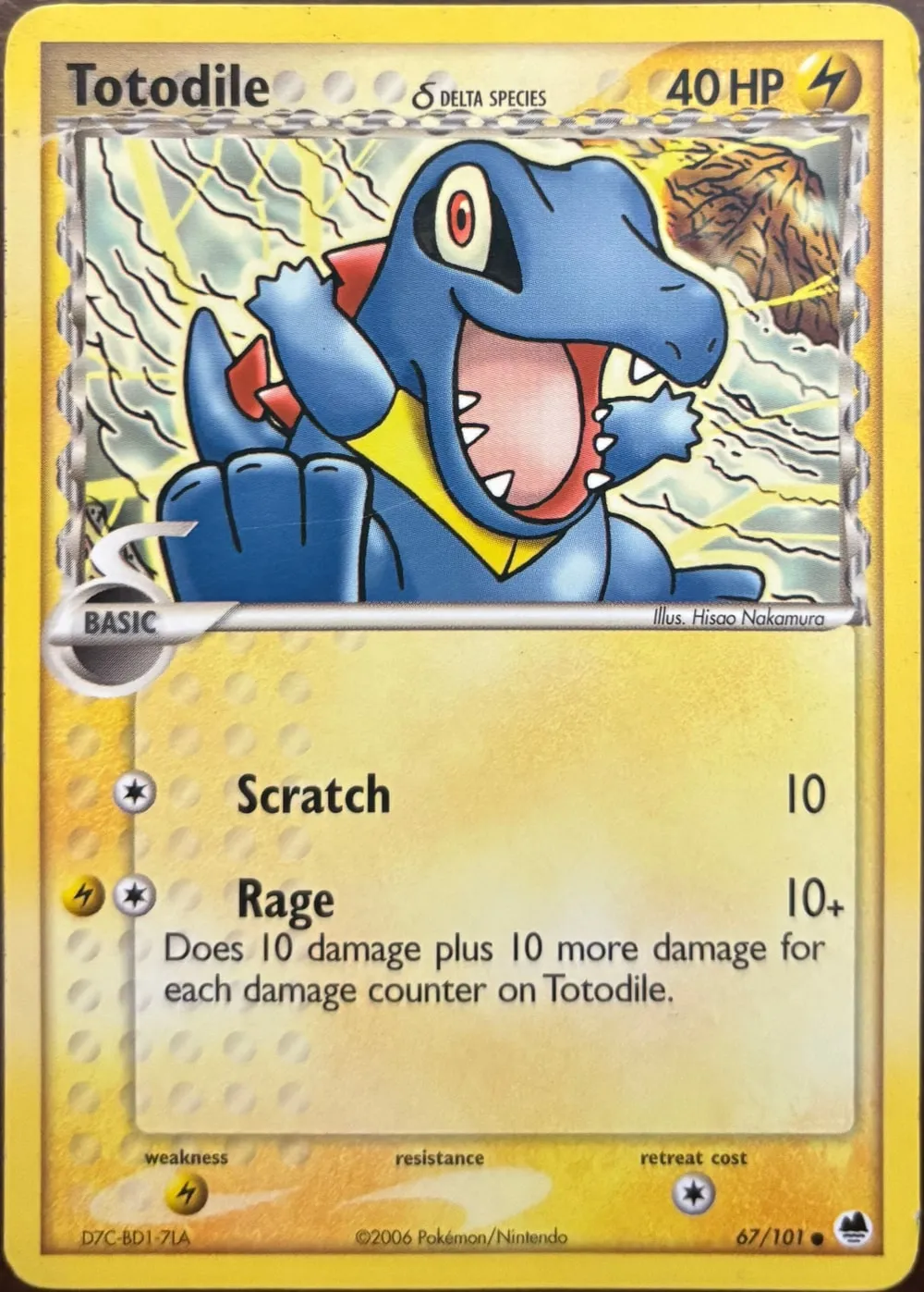 Totodile δ 67/101, EX Dragon Frontiers