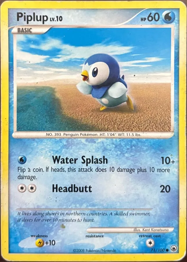 Piplup 71/100, DP: Majestic Dawn